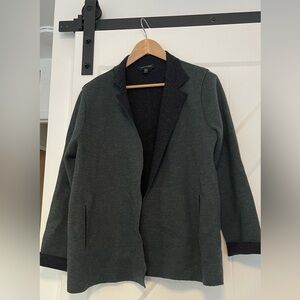 Eileen Fisher- Olive green wool jacket